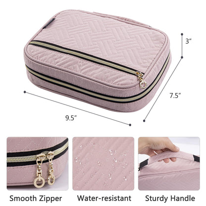 MYBAGZING Crochet Hook Case Empty - Quilted Crochet Organizer Case- Crochet Hook Holder for Circular Knitting Needles, Crochet Hooks (up to 8") Knitting & Crochet Supplies - Knitting Accessories