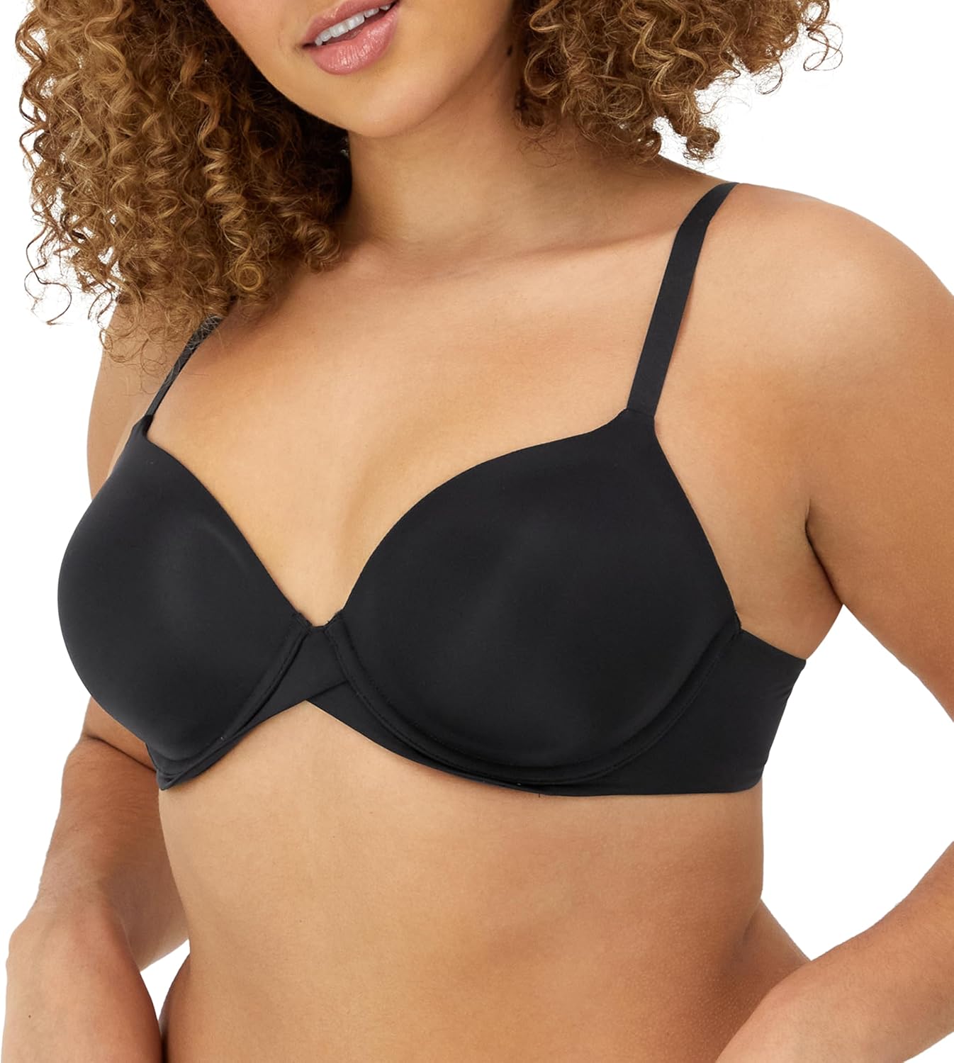 Maidenform Underwire, One Fab Fit Demi T-Shirt, Convertible Bras for Women