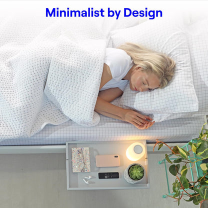 BedShelfie Bedside Shelf for Dorm Room Bunk Bed & Top Bunk, College Dorm Room Essentials, Bedside Caddy, Clip on