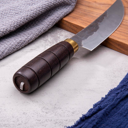 SHANGDAO Chef Knife, Black Forged Kitchen Knife with High elastic stainless steel Stainless Steel Blade, Professional Handcrafted Chefs Knife, Ergonomic Handle Grip and Gift Box