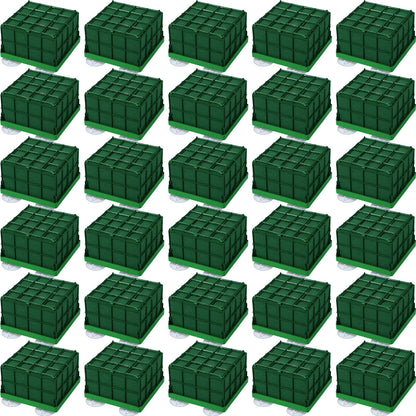 Boao 2 Pieces Floral Foam Cage Rectangle Flower Cage Holders with Floral Foam Flower Arrangement Supplies for Fresh Flowers Wedding Decorations 4.3 x 4.3 x 3.5 Inch