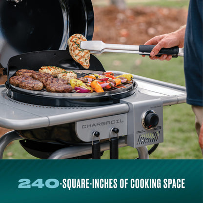 Charbroil Bistro Pro Gas Grill for Small Spaces and Patios, Black - 25302161