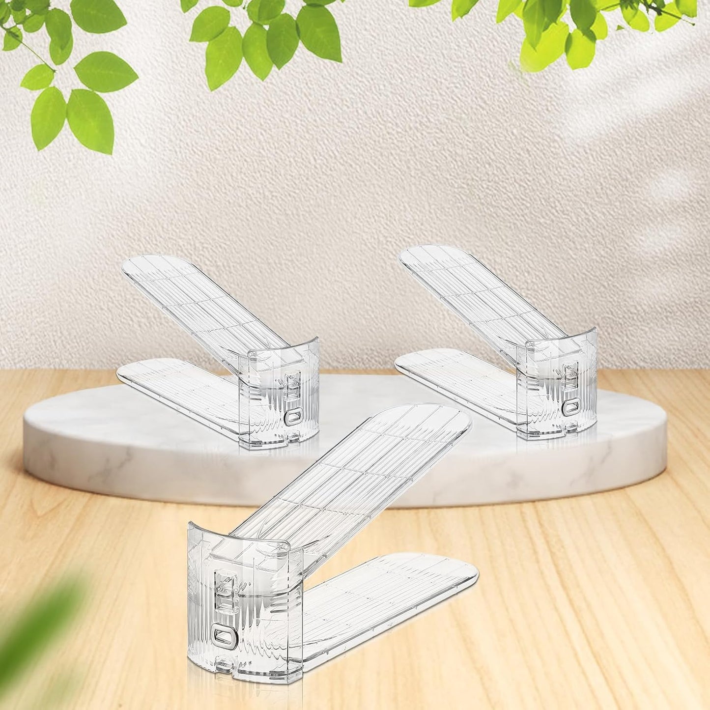 Closet,6 Pack Closet FENRUNXU Shoe Slots Organizer for Shoe Stacker Shoe Rack Organizer for Space Saver Storage Shoe