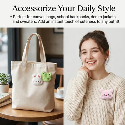 ZAOMENG 30 Pcs Cute Plush Brooch Bulk Stuffed Animals Party Favors Carnival Prizes,School Gifts,Goodie Bags Birthday Pinata Stuffers Classroom Prizes Treasure Box Backpack Accessories