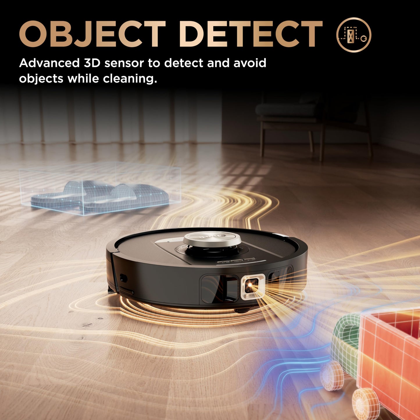 Shark Robot Vacuum & Mop Combo, PowerDetect NeverTouch Pro,Self-Emptying,Self-Refill with Self-Clean Pad Wash & Dry, 60-Day Debris Capacity,30-Day Refill Tank, 5PowerDetect Technologies,White,AV2800ZE