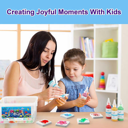 Kiditos Magic Water Elf Toy Kit for Kids, Make Your Own Magic Water Pets, DIY Sensory Craft Kit with 10 Magic Gels & 6 Molds, STEM Science Activity, Party Favors & Birthday Gifts for Kids Ages 3+