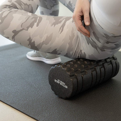 High Density Foam Roller Massager for Deep Tissue Massage of The Back and Leg Muscles - Self Myofascial Release of Painful Trigger Point Muscle Adhesions - 13" Turquoise