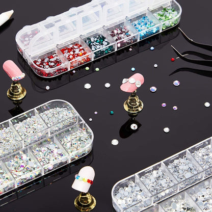 Bright Creations Hotfix Rhinestones Kit - Bedazzler Kit with Rhinestones for Clothes & Hotfix Gems - Bedazzle Tools & Dotting Pen - Nail Art Accessories & Crystals for Crafts - 6007 pcs