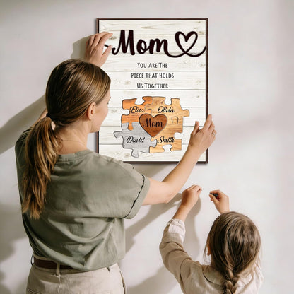 Regine Switzerland Personalized Mother's Day Gift | Custom Puzzles & Canvas Prints for Mom, Nana, Grandma