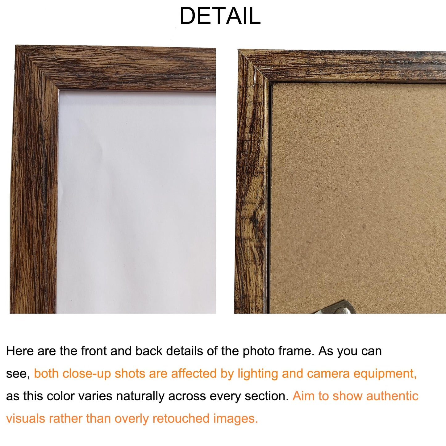 BESCRCL 20x30 Picture Frame Brown, Poster Frames Wall Hanging, Display Pictures 20 x 30 without Mat, 1 Pack
