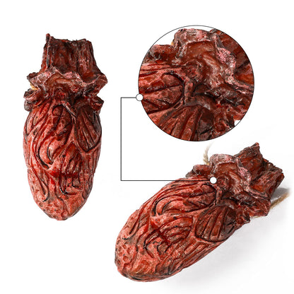 Lansian Halloween Decorations Blood Weapon Garland Banner Props Hanging Scary Fake Severed Hand Broken Body Parts for Haunted House Halloween Vampire Zombie Party Supplies (6pcs Body Parts)