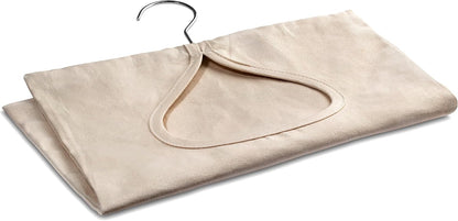Handy Laundry Clothespin Bag - 11" x 15" - Holds 100 Medium-Sized Clothes Pins, Durable Canvas with Hook for Hanging