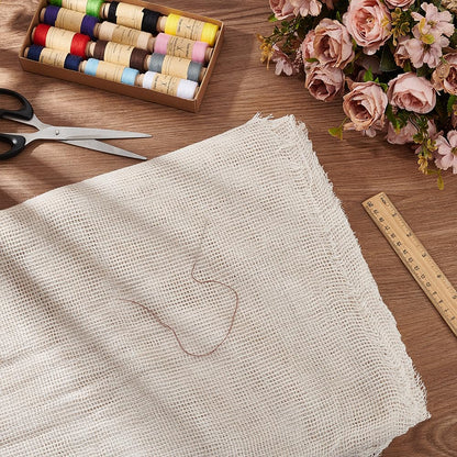 BENECREAT 78x118 Inch Rug Hooking Mesh, Carpet Mesh Backing Fabric for DIY Rug Making, Crocheting, Carpet Repair, Non-Slip Backing Material for Handmade Rugs & Home Decor