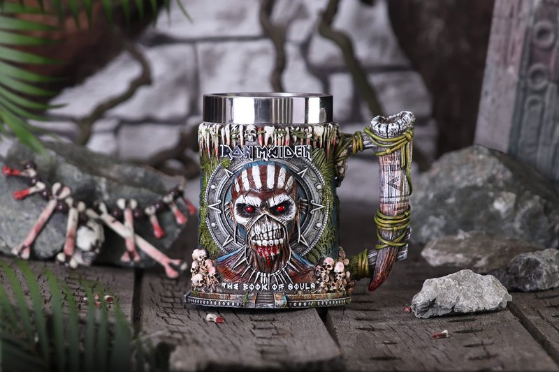 Nemesis Now Officially Licensed Iron Maiden Book of Souls Tankard, Multi Coloured, 17.5cm