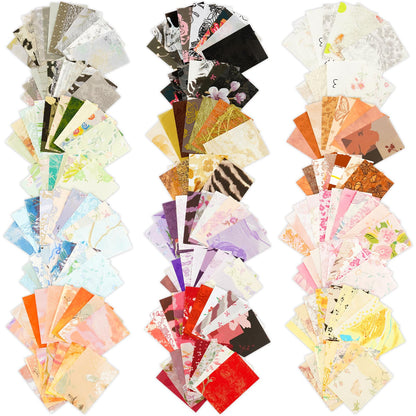 208 Sheets Scrapbook Paper Set, 12 Mixed Colors Floral Craft Paper, Scrapbooking Supplies for Scrapbooking Journaling, Planners, Card Making, Decoupage, 4.13x2.95 Inch