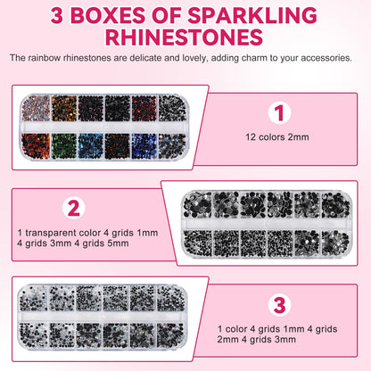 Maxmartt Hotfix Applicator Tool, DIY Hot Fix Rhinestone Setter, Quick Heating Hot Fix Wand Rhinestone, DIY Applicator Embellishment Tools, for Setting Rhinestones and Beads (Pink)