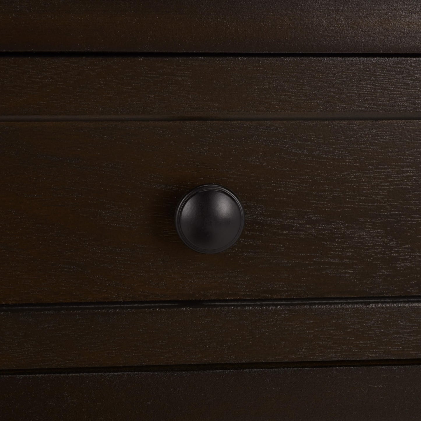 SAFAVIEH Furniture - Herman 2-Drawer Storage Unit - Dark Chocolate - Solid Wood - Classic Storage Design - Ideal for Living Room, Entryway, 29" W x 13" D x 27.5" H - Fully Assembled (AMH5702H)