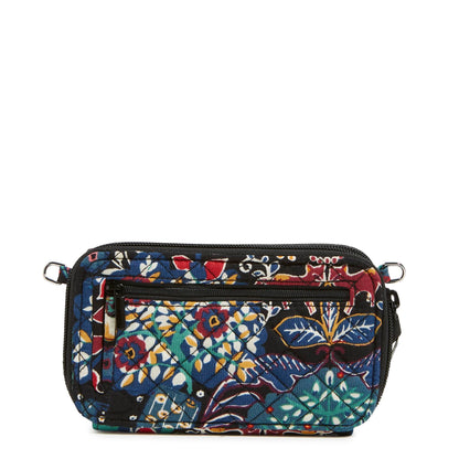 Vera Bradley Cotton All in One Crossbody Purse with RFID Protection