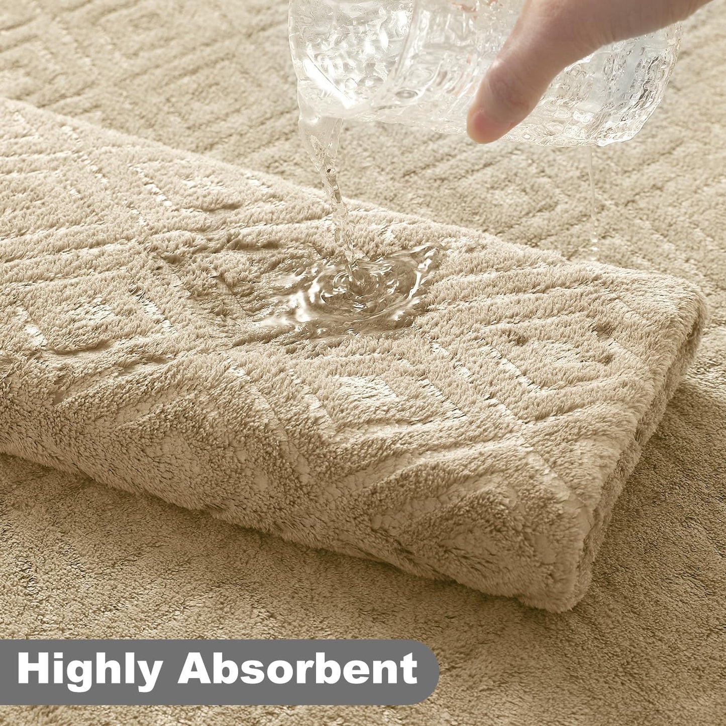 18-Piece Set, 6 6 6 100% Set Smuge Bath Towel Include Bath Towel Sheets, Hand Towels and Washcloths - Highly Absorbent