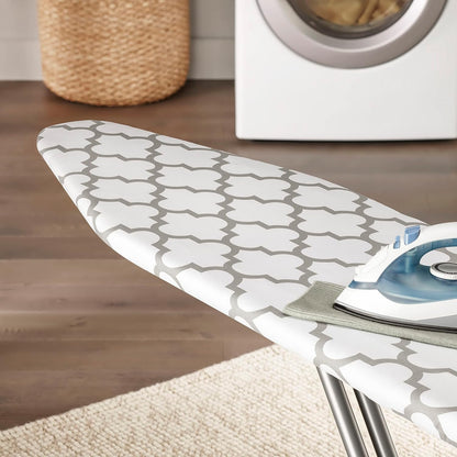 Whitmor Deluxe Ironing Board Cover - Medallion Grey Pad for Enhanced Ironing Efficiency