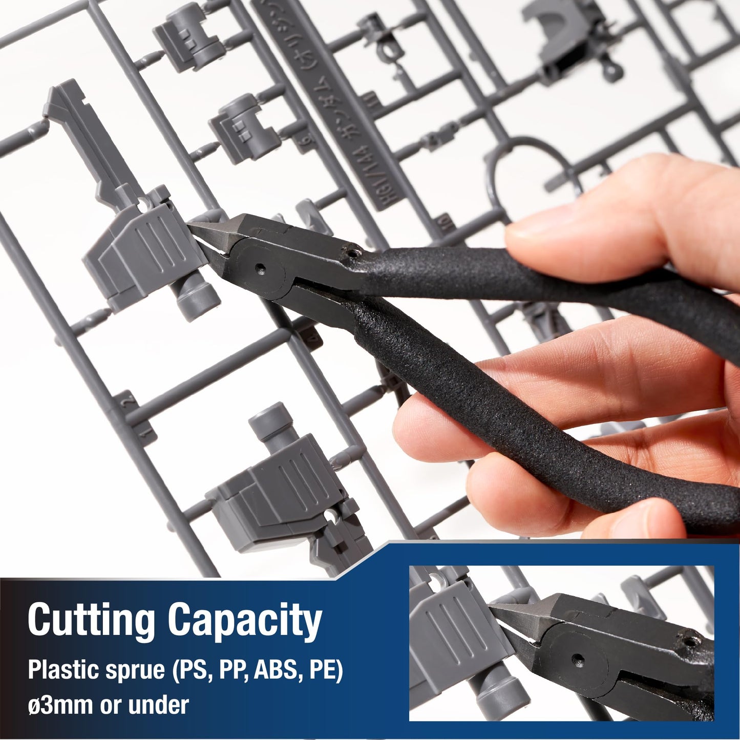 Beaditive Sharp Pointed Side Cutter for Plastic Model - Plastic Sprue Cutter - Gunpla, Gundam Model, Scale Model Building