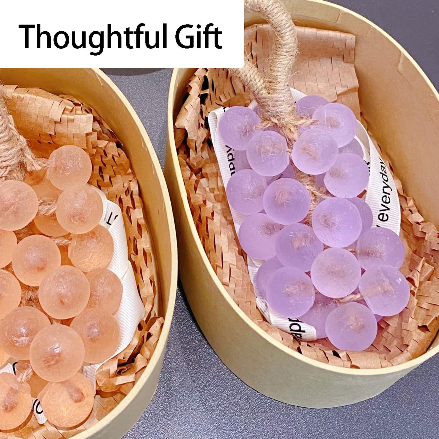 Silicone DIY Soap Making Kit Grape Soaps Molds Exquisite Mold for Handmade Soap Making Gift (Without Soaps)