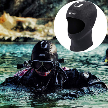 Scuba Diving Hood 3mm Neoprene Wetsuit Hood Durable Stretchable Diving Cap Wetsuit, Dive Hood Surfing Thermal Hood for Surfing Snorkeling Kayaking Sailing Canoeing Water Sports(3mm, XXL)