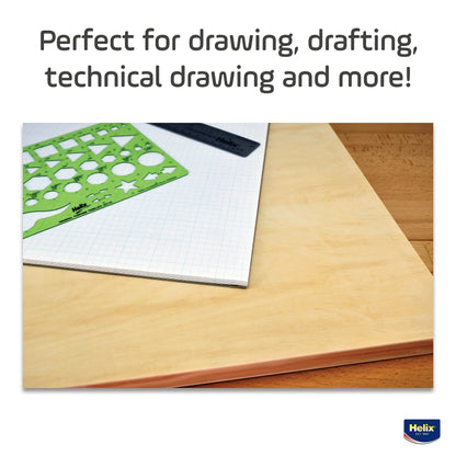 Maped - Helix Wooden Lightweight Drawing Board 20 x 26 Inch - Ideal for Students - Sketching Outdoors - Lightweight Design - Premium All-Wooden Drawing Boards are Super Light and Portable