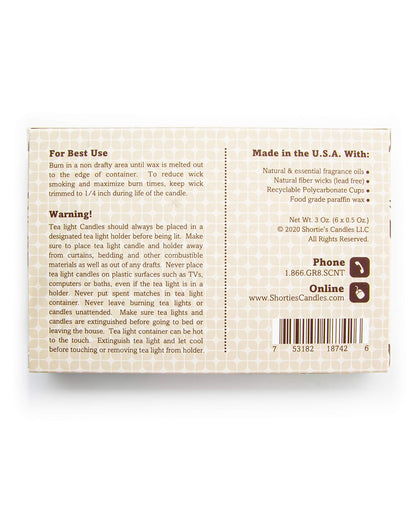 Pure Sandalwood Premium Tealight Candles Multi Pack - Highly Scented with Essential Oils - 12 White Tea Lights - Beautiful Candlelight - Made in the USA - Incense & Earth Collection