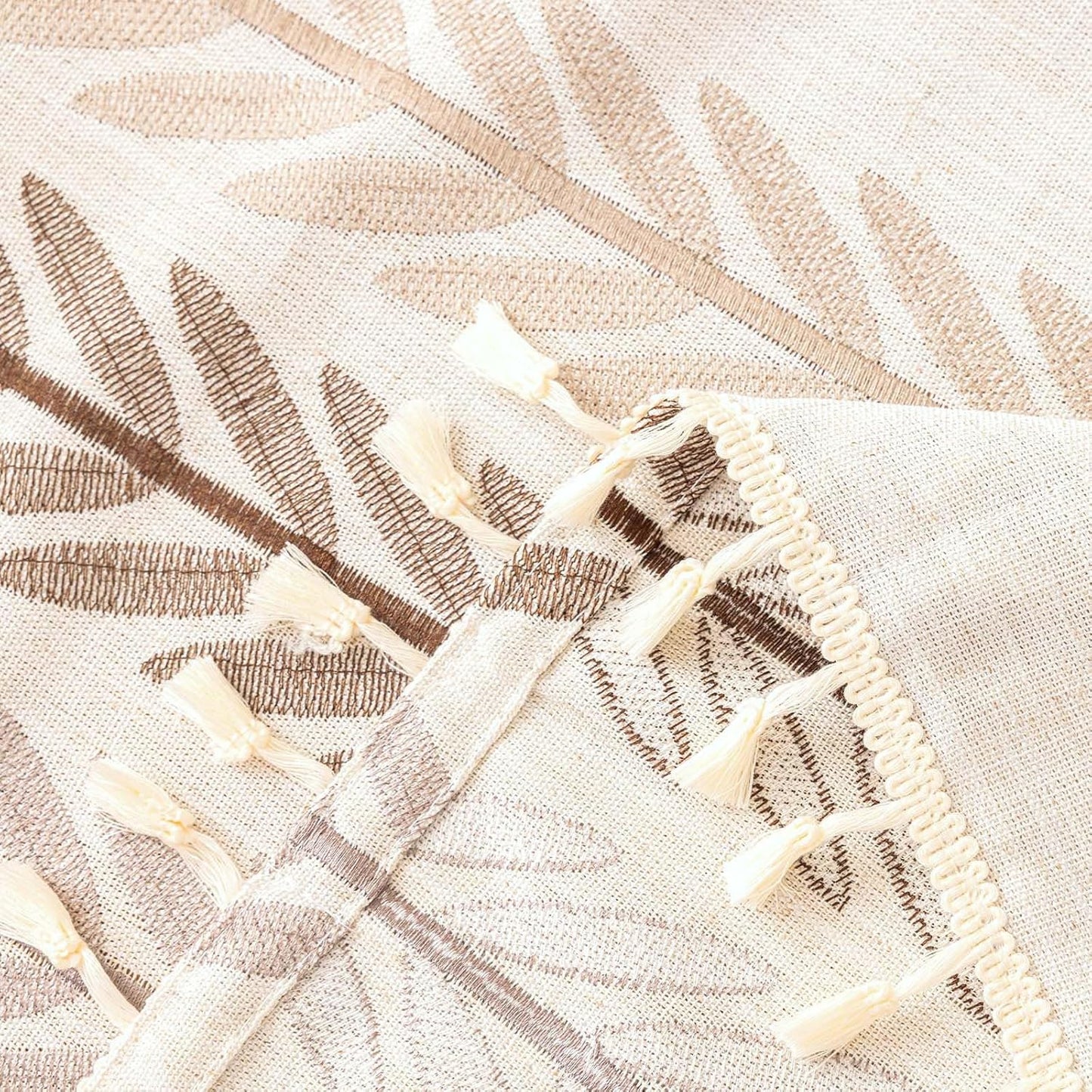 20" 60" SIELUNO Waterproof Coffee Table Cloth, Coffee Table Covers for Living Room Rectangle Cotton Linen Tablecloth