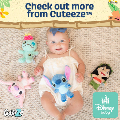 Kids Preferred Disney Baby Lilo & Stitch Holiday Cuteeze Stitch Stuffed Animal Plush, Soft Plushie Gifts for Baby and Toddler Boys and Girls - 15 Inches