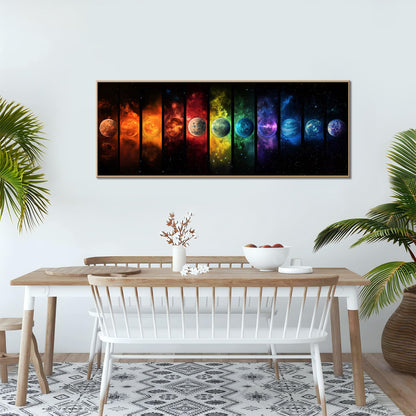 Kaliosy 5D Diamond Art Kits for Adults Planet, Large Size DIY Universe Diamond Painting Full Round Drill Crystal Art - Craft Cross Stitch Embroidery for Home Wall & Office Decor 11.81x31.5 inch
