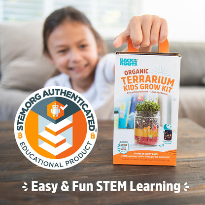 Back to the Roots Terrarium Grow Kit - Easy-to-Use DIY Set for All Ages Small