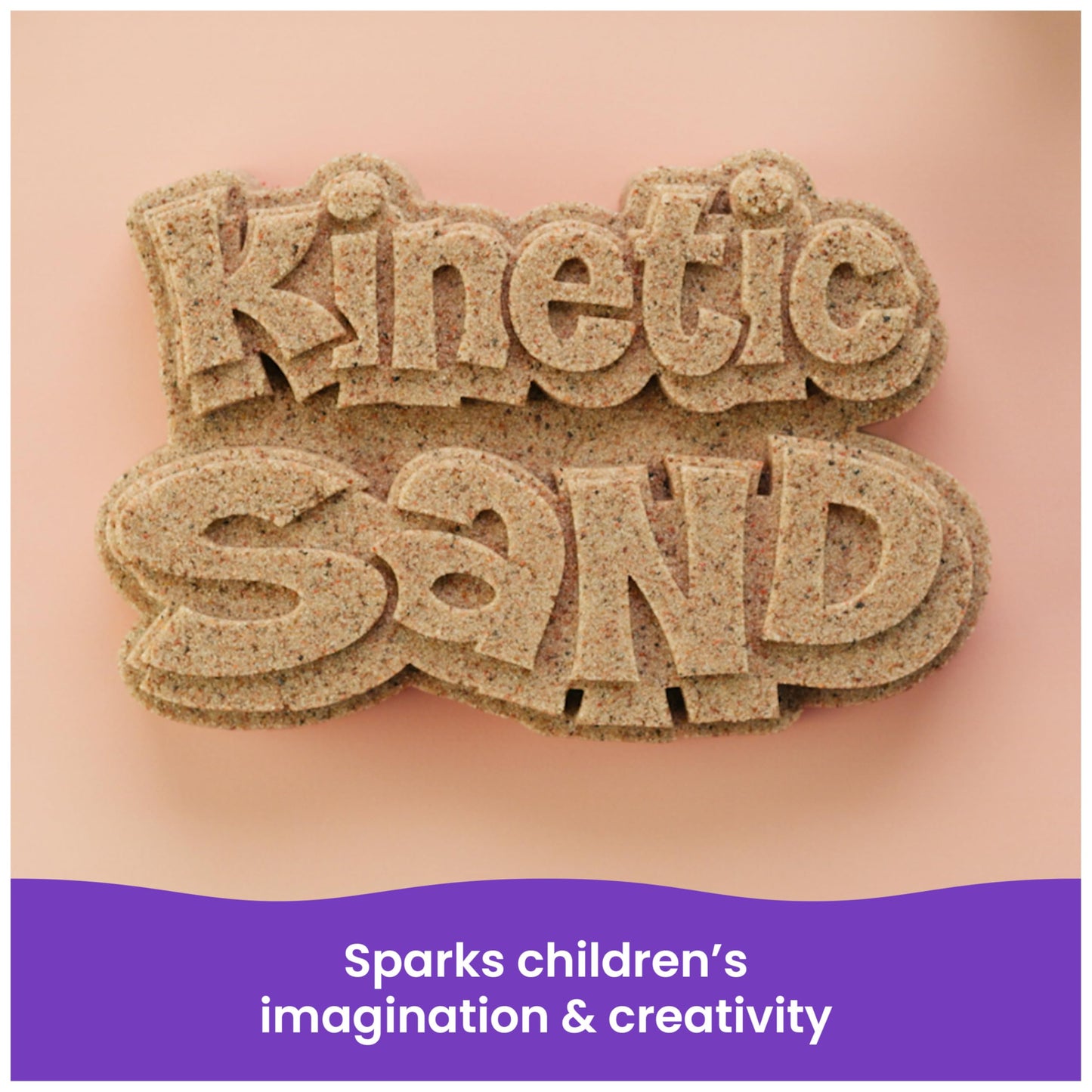 Kinetic Sand, 3.25lbs Beach Play Sand, Moldable Sensory Toys for Kids, Resealable Bag (Packaging May Vary), for Ages 3 and up