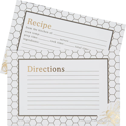 C.R. Gibson Honeycomb Hive Recipe Cards (Q12-25361)