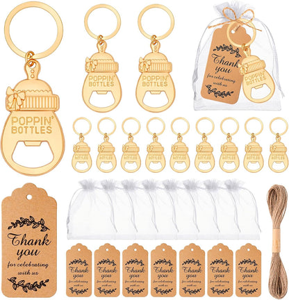 KBDHYY 50Pcs Popping Bottle Openers Baby Shower Party Favors for Guests, Bottle Opener Return Gift and Souvenirs