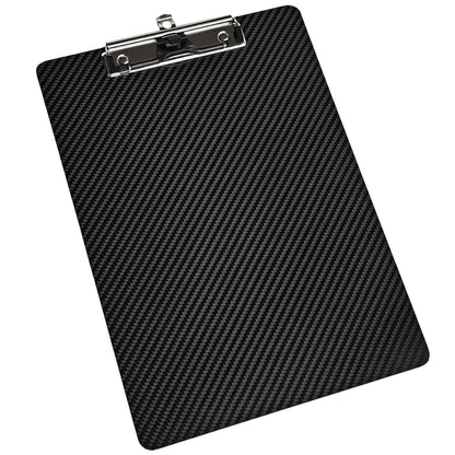 Carbon Fiber Clipboard 9x12.5 Inch with Penholder - Standard A4 Letter Size, Lightweight Real 3K Carbon Fiber Writing Board, Durable Drawing Board for Sketching, Writing, Office, Outdoor