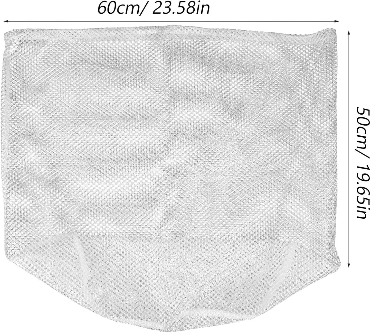 EXCEART Mesh Laundry Bag, Drawstring Washing Bags for Bra Lingerie, Travel Storage Organizer for Washing Machine
