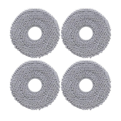 roborock 4 Pack Microfiber Mop Cloths Qrevo Curv, Qrevo Curv S5X, Qrevo Edge Robot Vacuum, Mop Pad Replacement Accessories