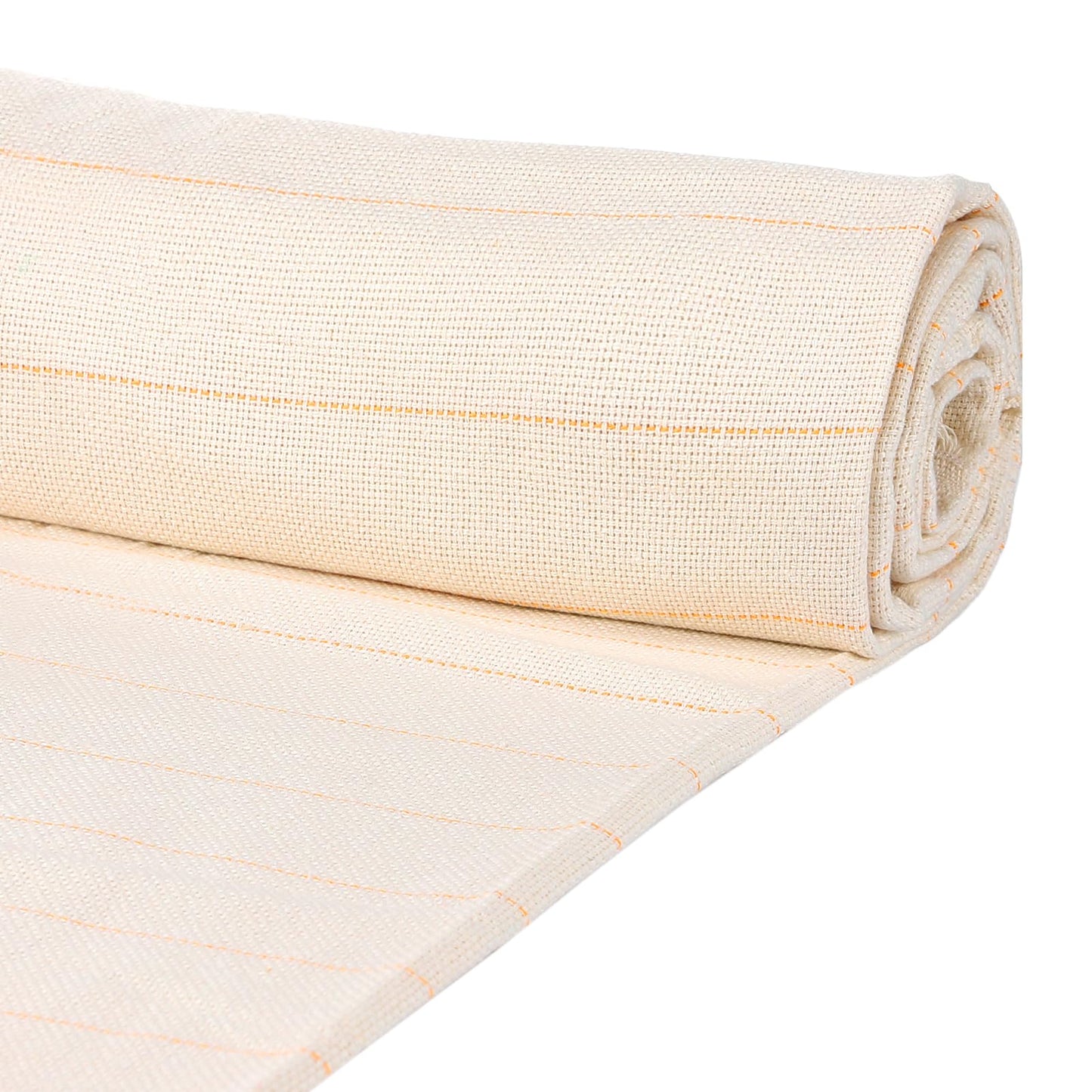 85" × 118" Large Overlocking Tufting Cloth with Marked Lines- Primary Monk's Cloth Punch Needle Fabric for DIY Rug-Punch Tufting Gun