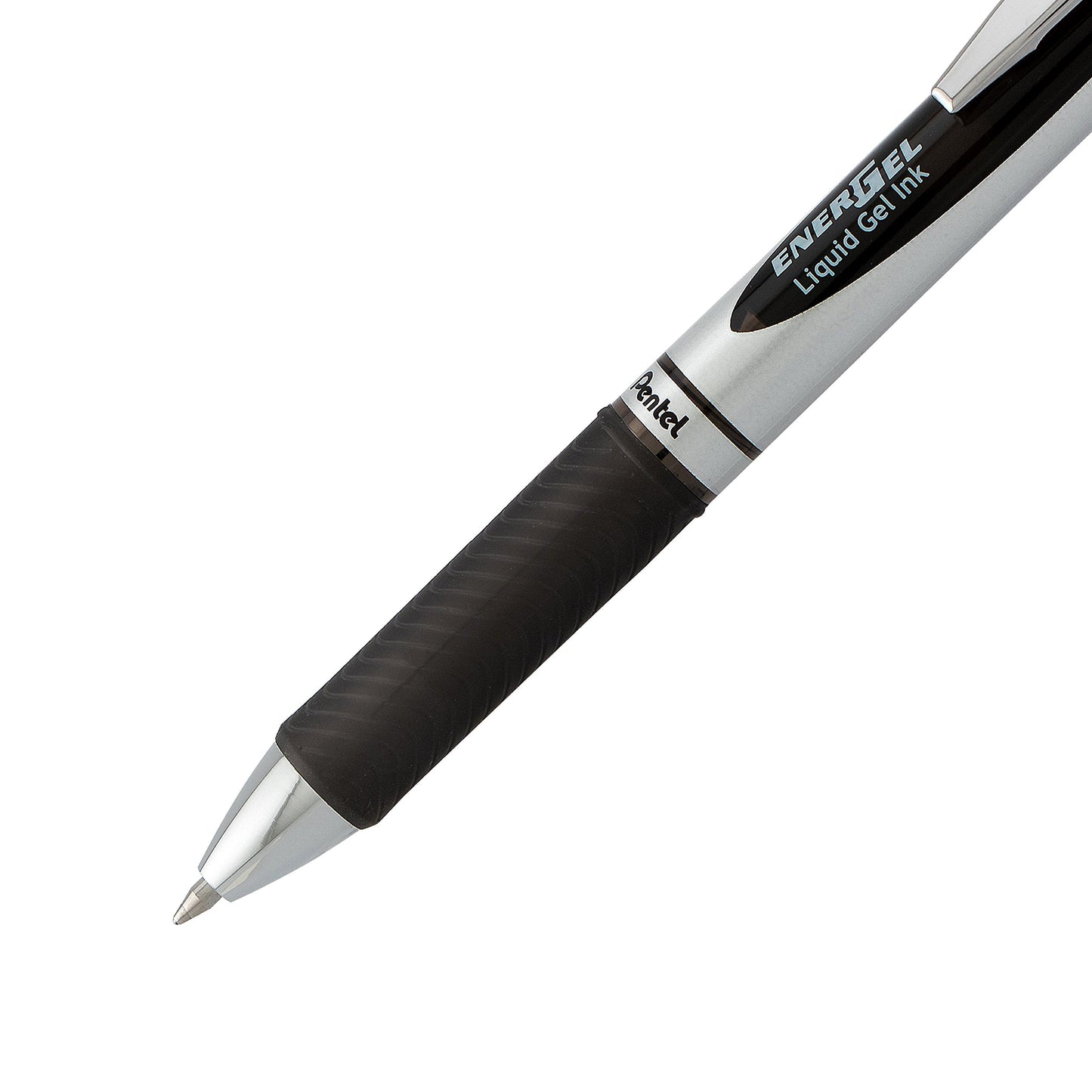 Pentel EnerGel RTX Retractable Liquid Gel Pen, (0.7mm), Medium Line, Metal Tip, Assorted Ink, Pack of 8 (BL77BP8M)