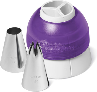 Wilton Color Swirl Icing Kit, 9-Piece Set with Plastic Coupler, Piping Bags and Tips