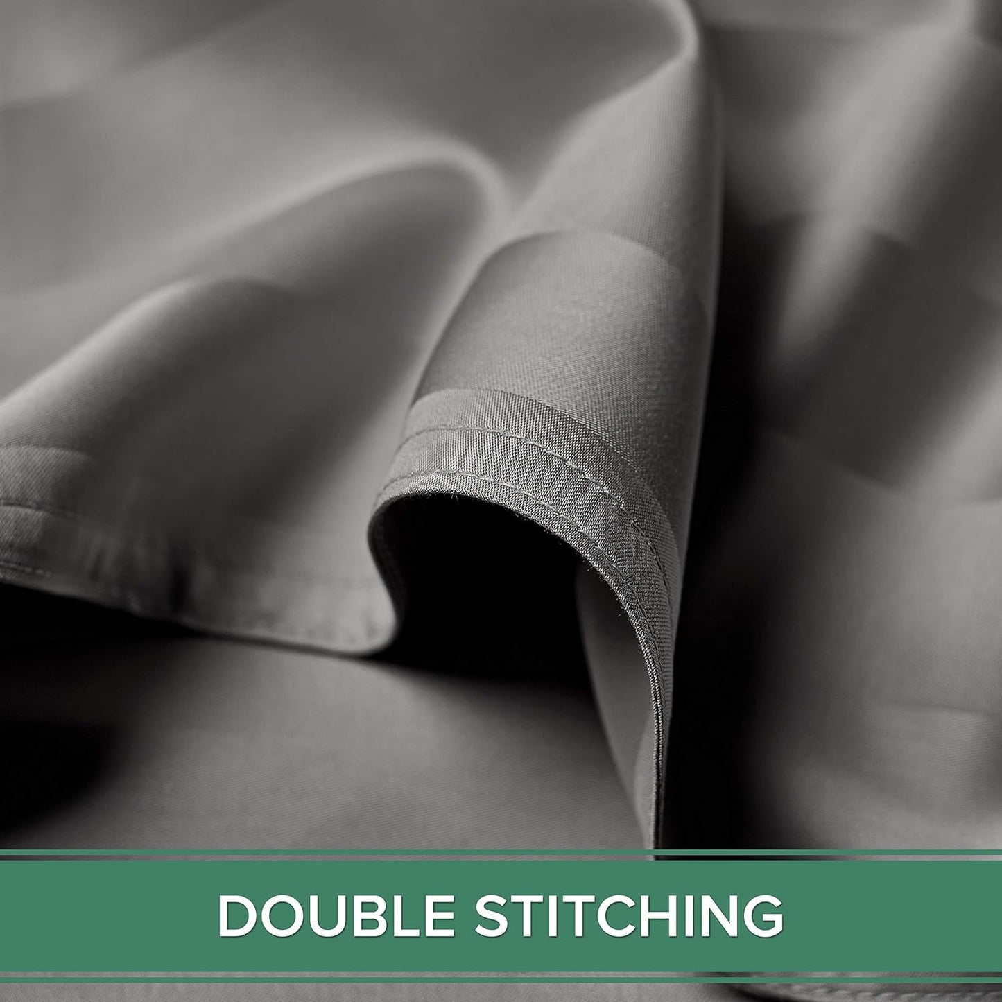Pure Bamboo Queen Sheets - Luxuriously Soft & Cooling 100% Organic Viscose Bed Set | Jacquard Stone Color