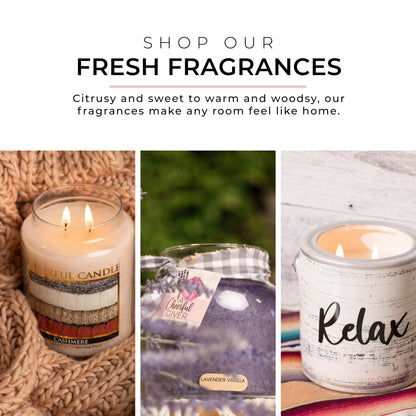 A Cheerful Giver - Rainforest - 22oz Mama Scented Candle Jar with Lid - Keepers of the Light - 125 Hours of Burn Time, Gift for Women, Green