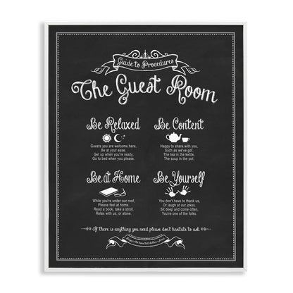 'The Guest Room Guide'| Framed Giclee Art
