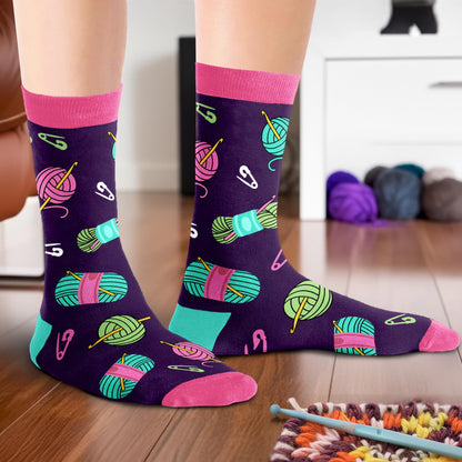 Gift for Crocheters - Versatile Knitting Socks for Women, Ideal Crochet Gifts for Crochet Lovers, Unique Knitting Presents For Any Occasion, Designed with Love for Knitters