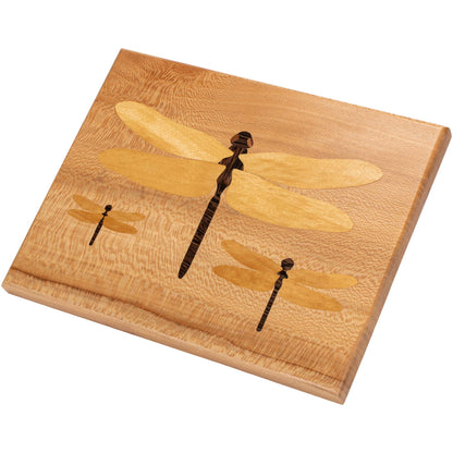 Dragonfly 3 Sizes - Acrylic Router Inlay Templates for Precise Wood Inlay Designs by Tarter Woodworking (MLIS) Multiple Layer Inlay System, Guaranteed to Work with Router Inlay kit, Made in USA