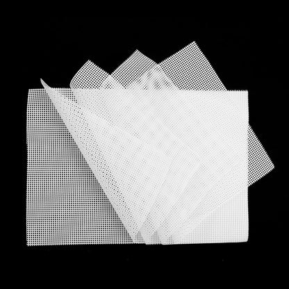 uxcell 14 x 14" Silicone Dehydrator Sheets, 5 Pcs Non-Stick Reusable Drying Mesh for Food Dehydrator, White