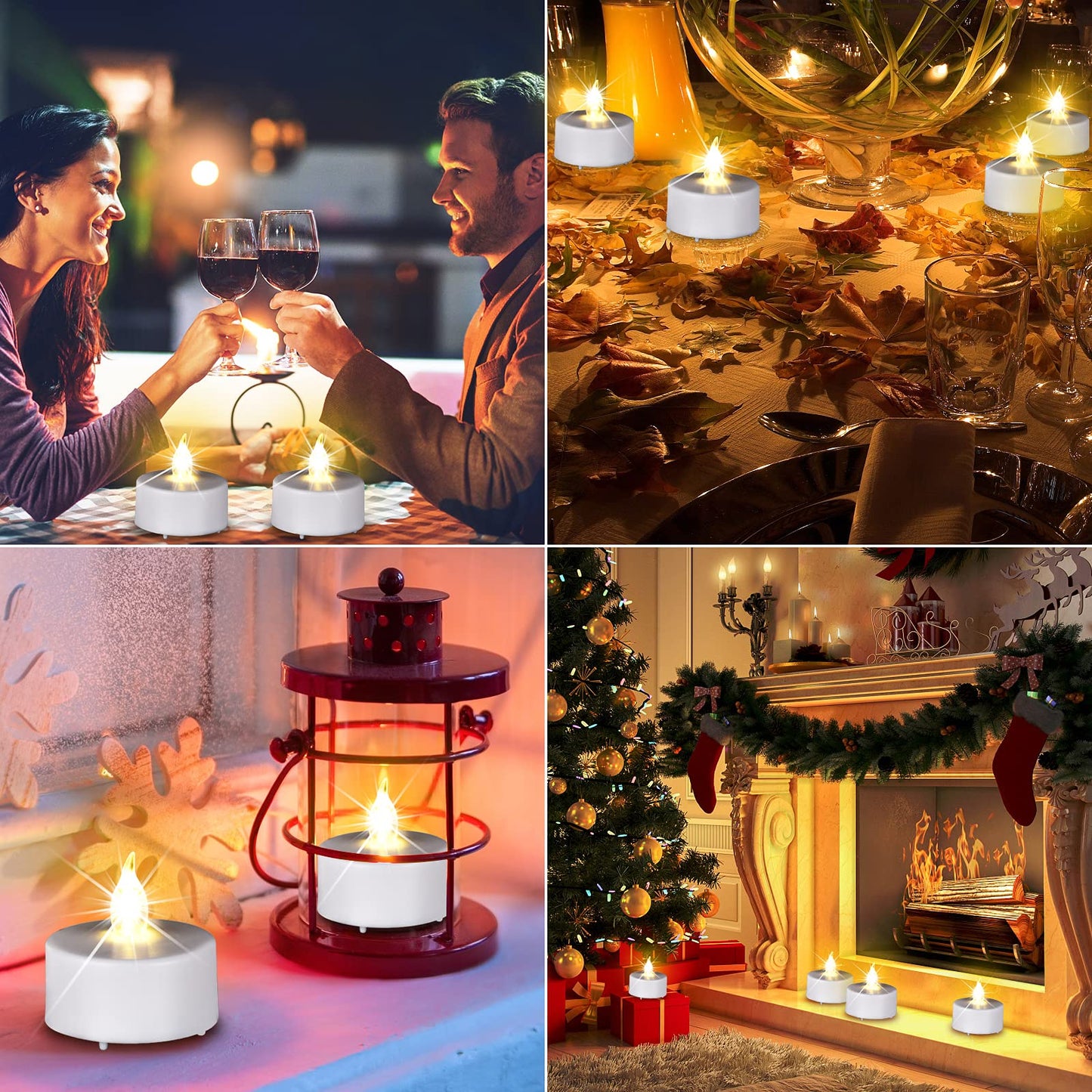 Paichi Flameless Tea Lights Candles, LED Battery Operated Electric Votive Fake Candles Realistic Flickering and 200+ Hours Long Lasting Bright for Celebrations Festivals (100 Pack, White)