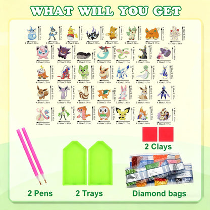 LWZAYS Diamond Art Kits for Kids Boys and Girls Ages 6-8-10-12 Easy to DIY Creative Diamond Art Sticker Craft by Numbers Kits for Kids and Adult Beginners 2.0